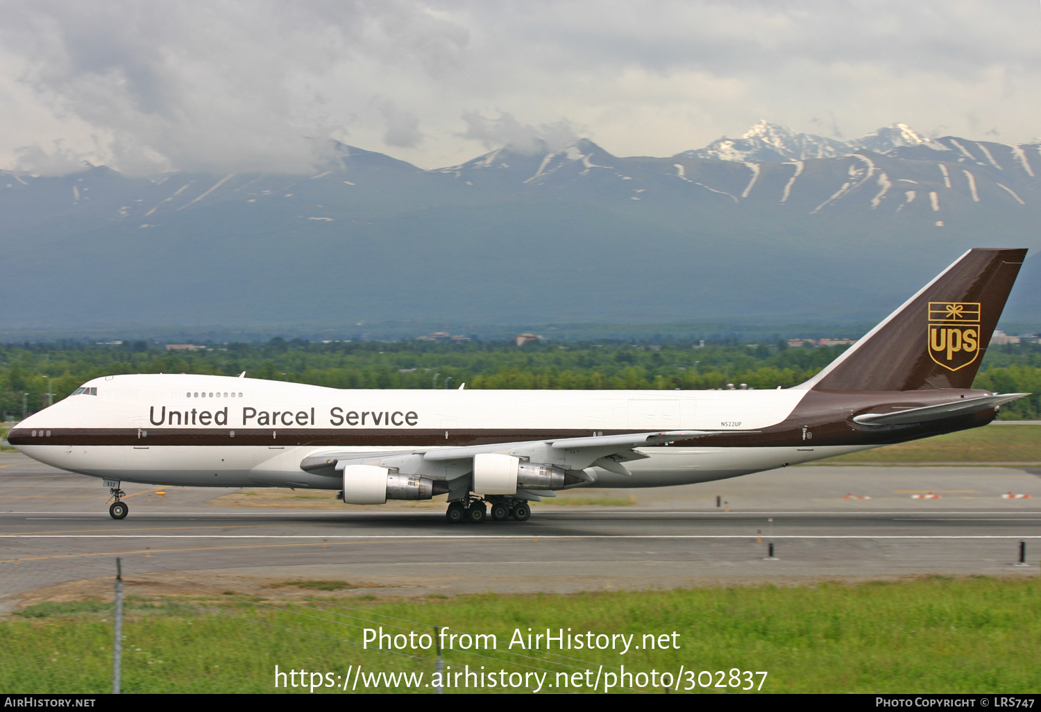 Aircraft Photo of N522UP | Boeing 747-212B(SF) | United Parcel Service - UPS | AirHistory.net #302837