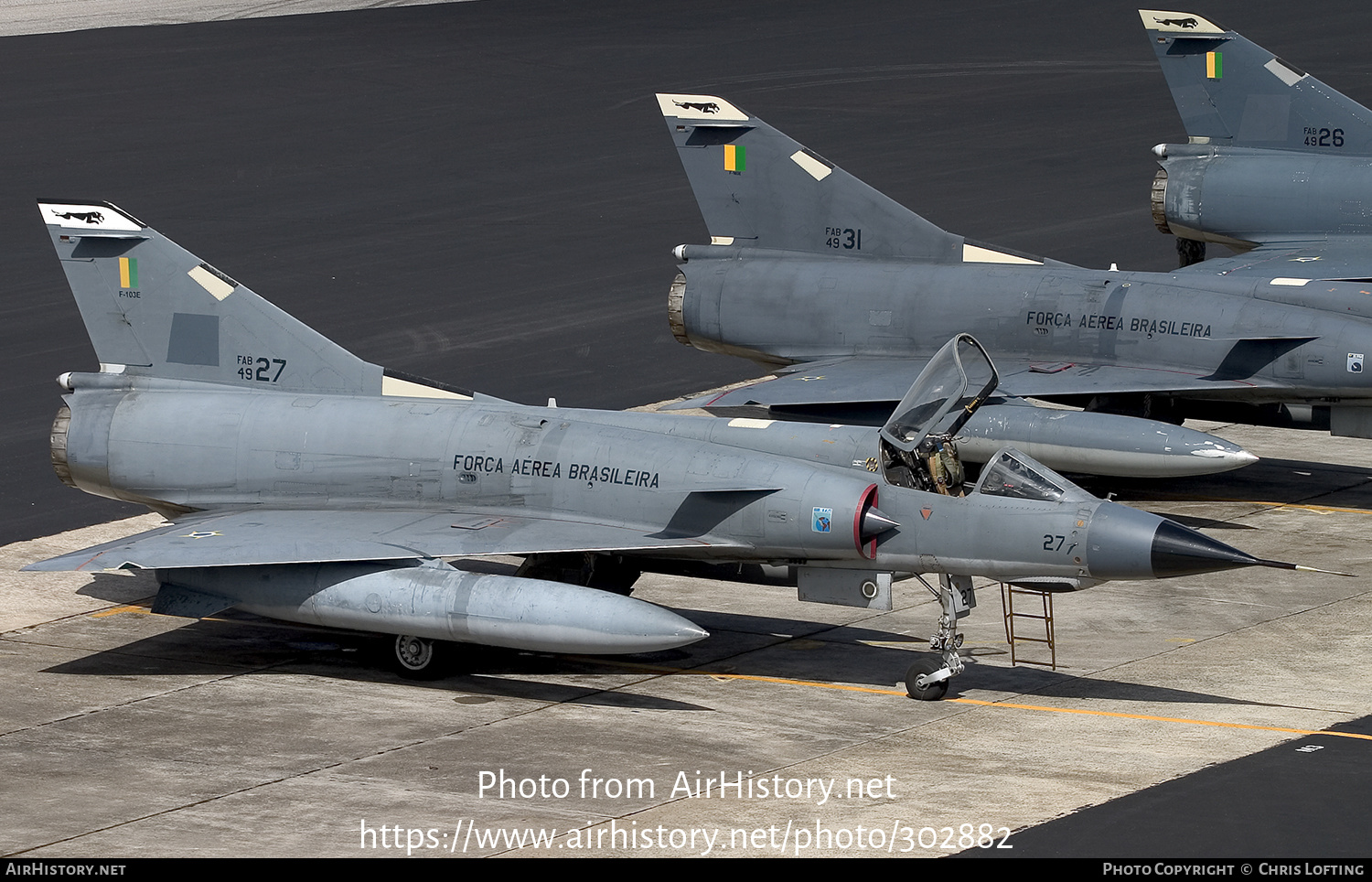 Aircraft Photo of 4927 / FAB49-27 | Dassault F-103E | Brazil - Air Force | AirHistory.net #302882