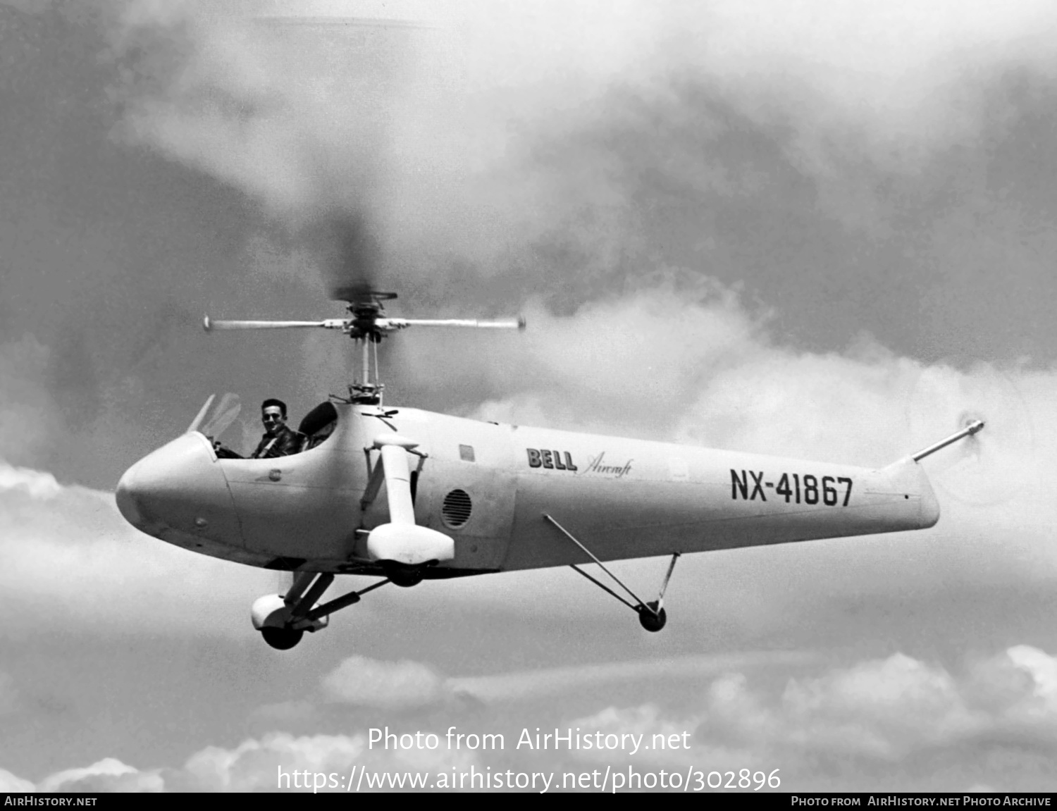 Aircraft Photo of NX41867 | Bell 30 | Bell Aircraft | AirHistory.net #302896