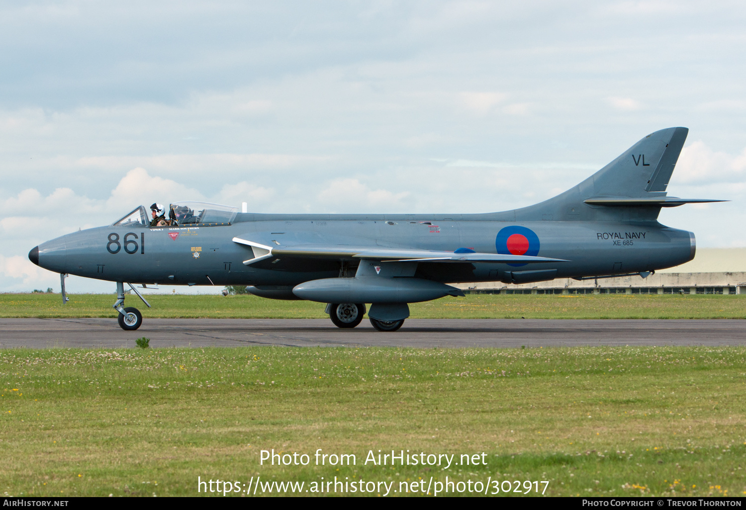 Aircraft Photo of G-GAII / XE685 | Hawker Hunter GA11 | Team Viper | UK - Navy | AirHistory.net #302917