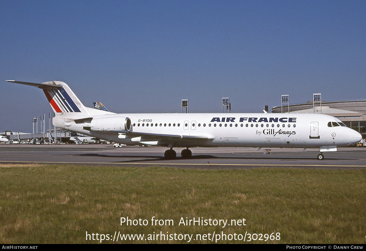 Aircraft Photo of G-BYDO | Fokker 100 (F28-0100) | Air France | AirHistory.net #302968