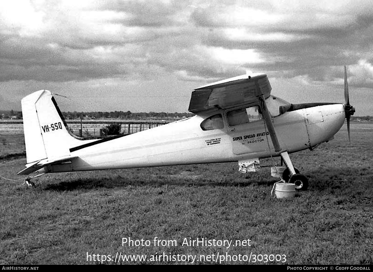 Aircraft Photo of VH-SSQ | Cessna 180 | Super Spread Aviation | AirHistory.net #303003