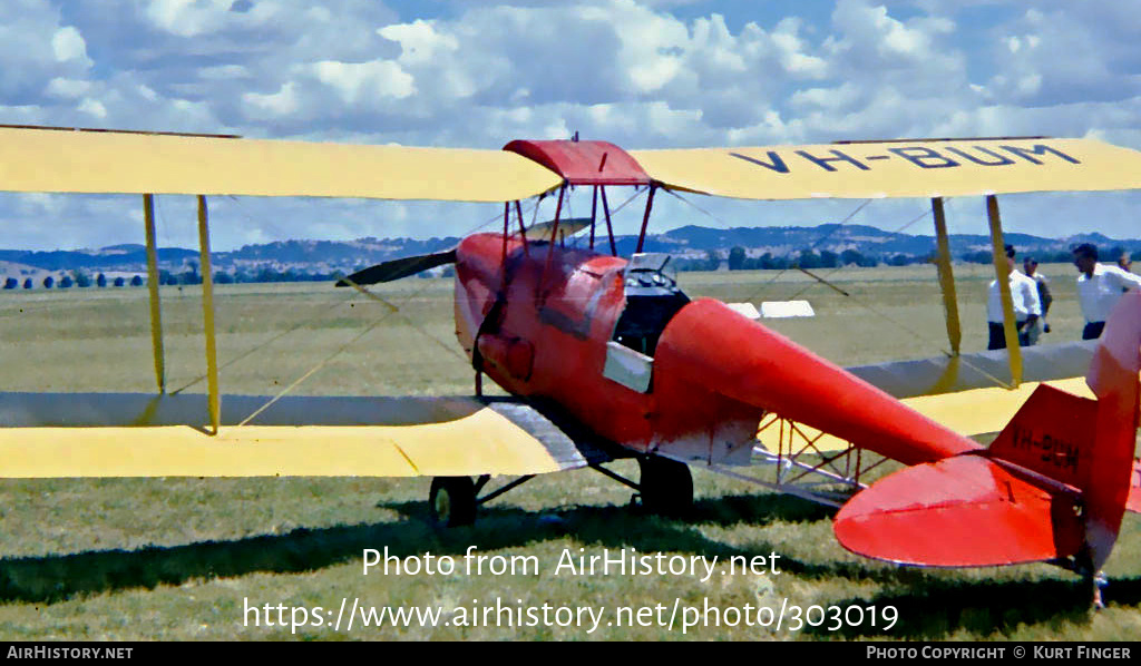 Aircraft Photo of VH-BUM / A17-376 | De Havilland D.H. 82A Tiger Moth | AirHistory.net #303019