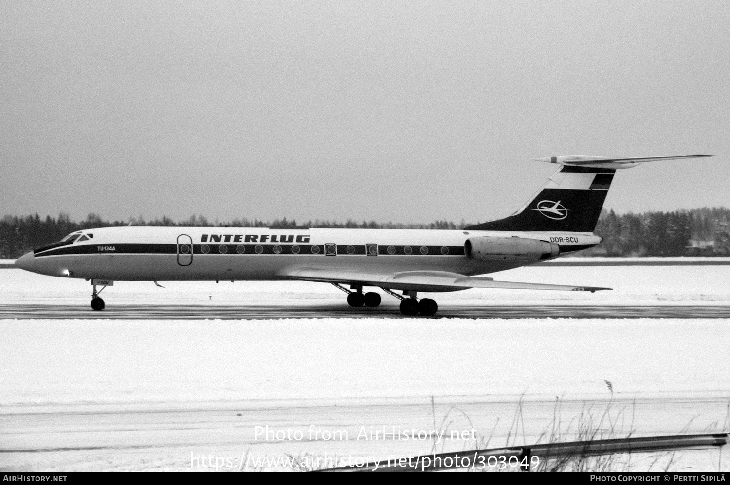 Aircraft Photo of DDR-SCU | Tupolev Tu-134A | Interflug | AirHistory.net #303049