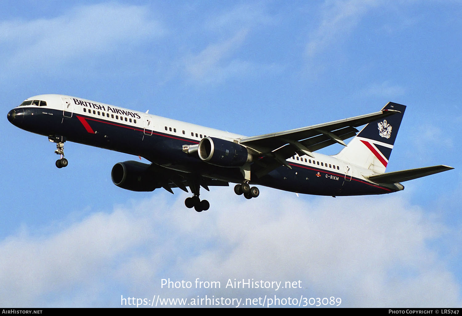 Aircraft Photo of G-BIKM | Boeing 757-236 | British Airways | AirHistory.net #303089