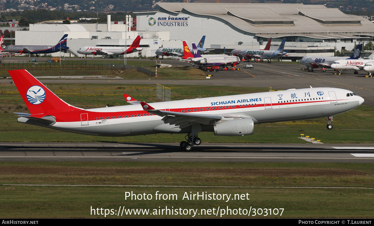 Aircraft Photo of F-WWYJ | Airbus A330-343 | Sichuan Airlines | AirHistory.net #303107