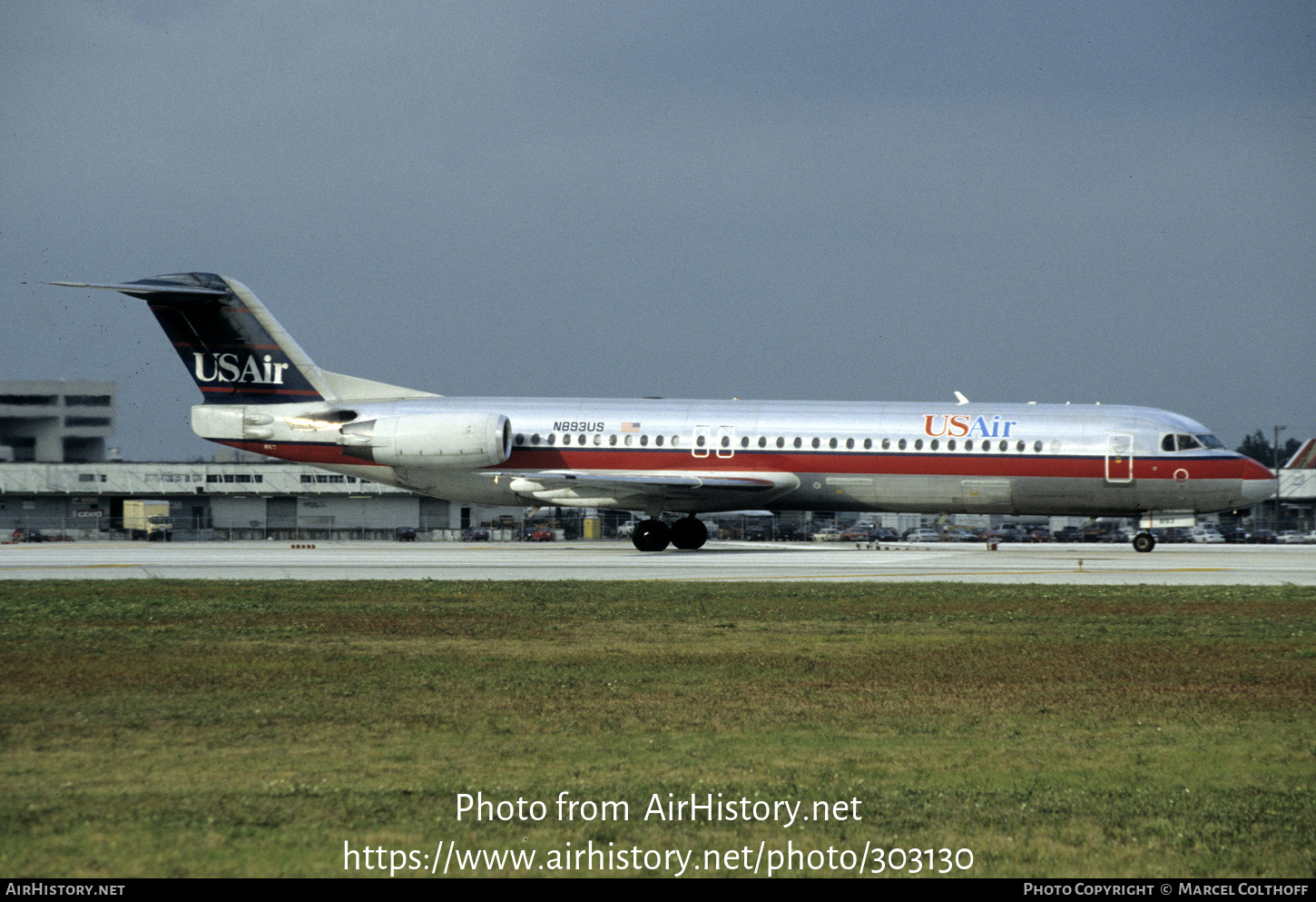 Aircraft Photo of N893US | Fokker 100 (F28-0100) | USAir | AirHistory.net #303130