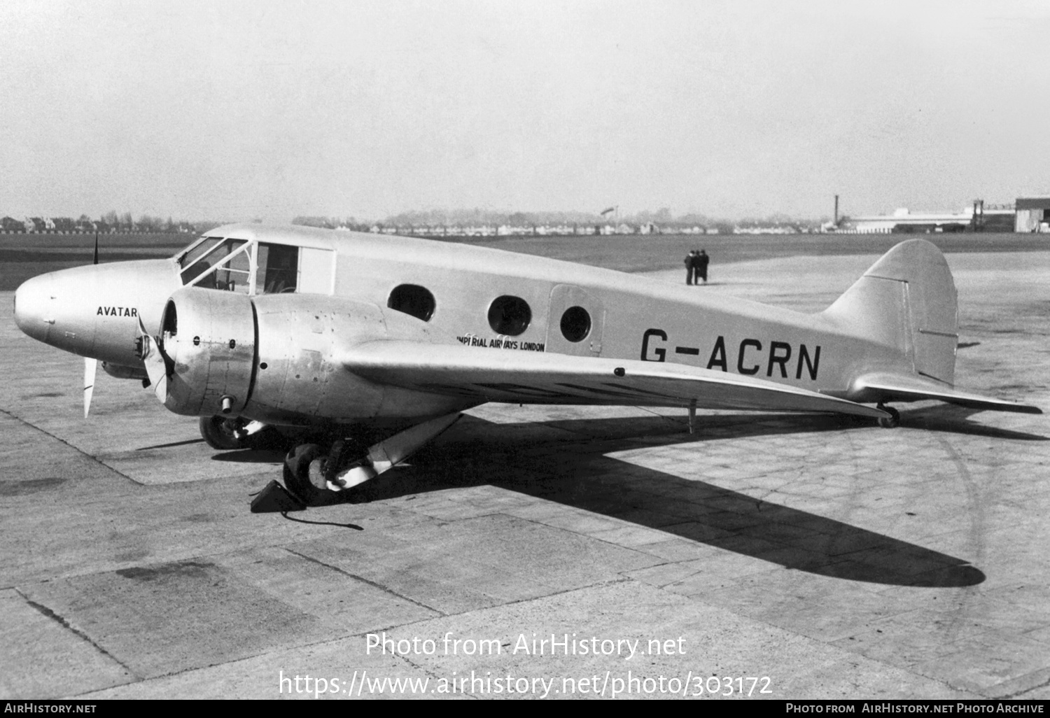 Aircraft Photo of G-ACRN | Avro 652 | Imperial Airways | AirHistory.net #303172