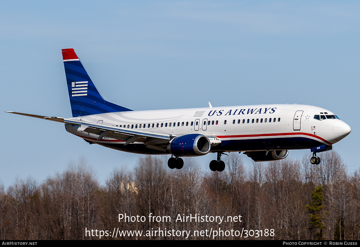 Aircraft Photo of N404US | Boeing 737-401 | US Airways | AirHistory.net #303188