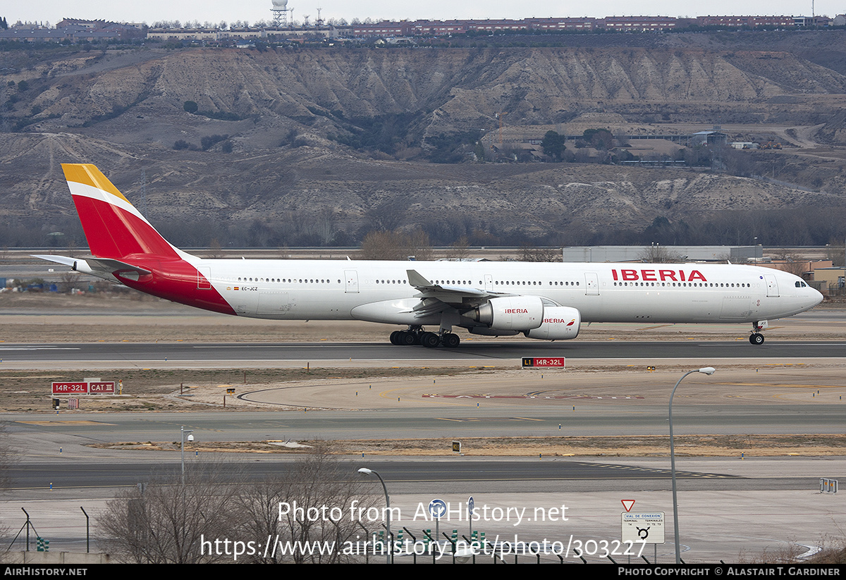 Aircraft Photo of EC-JCZ | Airbus A340-642 | Iberia | AirHistory.net #303227