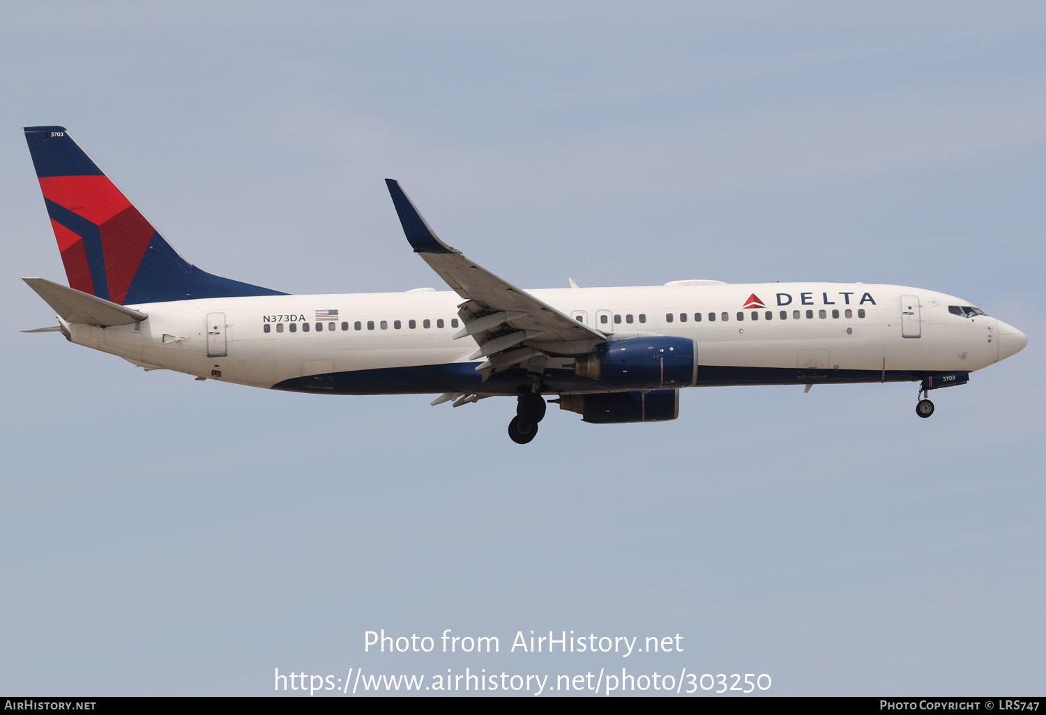 Aircraft Photo of N373DA | Boeing 737-832 | Delta Air Lines | AirHistory.net #303250