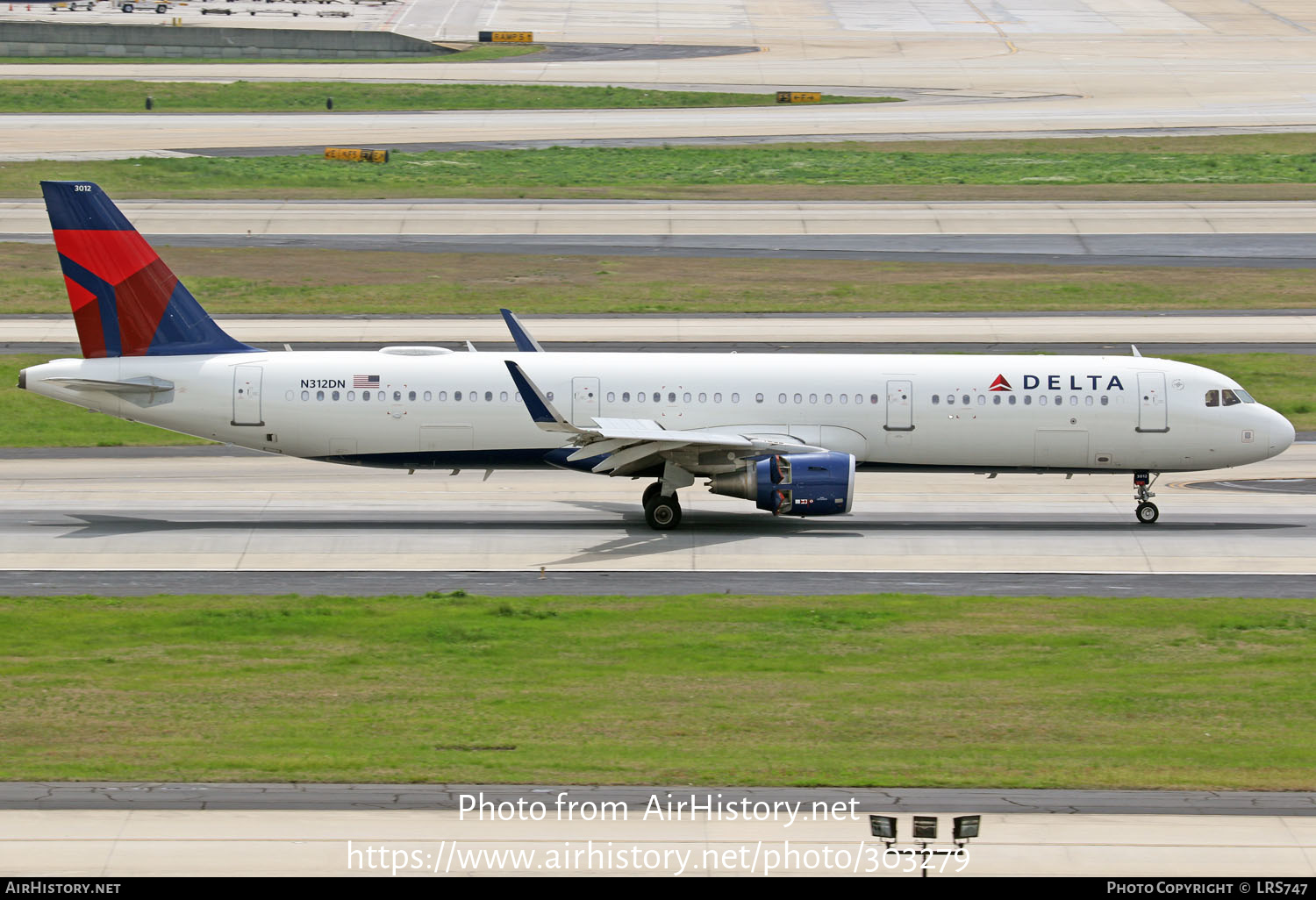 Aircraft Photo of N312DN | Airbus A321-211 | Delta Air Lines | AirHistory.net #303279