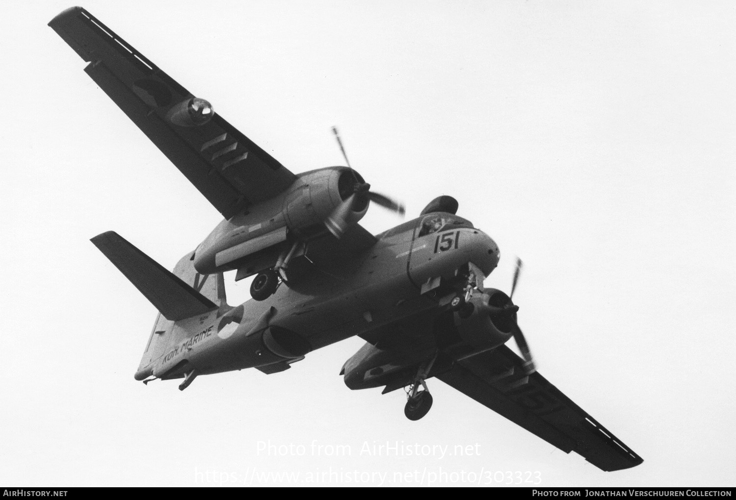 Aircraft Photo of 151 | Grumman US-2N Tracker (G-89) | Netherlands - Navy | AirHistory.net #303323