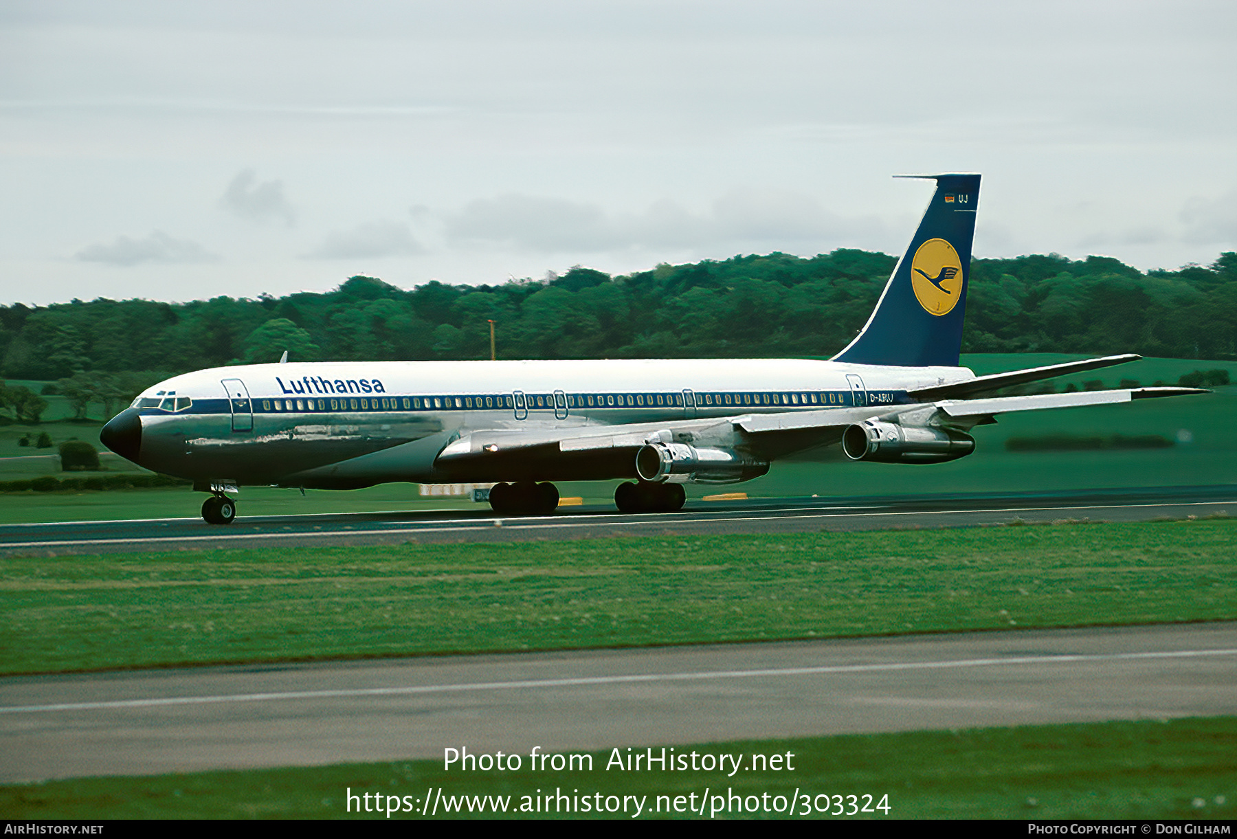 Aircraft Photo of D-ABUJ | Boeing 707-330C | Lufthansa | AirHistory.net #303324