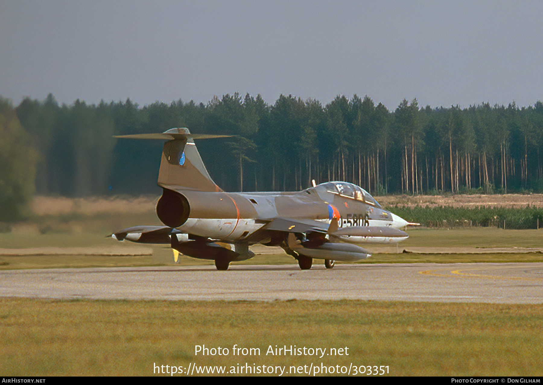 Aircraft Photo of D-5806 | Lockheed TF-104G Starfighter | Netherlands - Air Force | AirHistory.net #303351