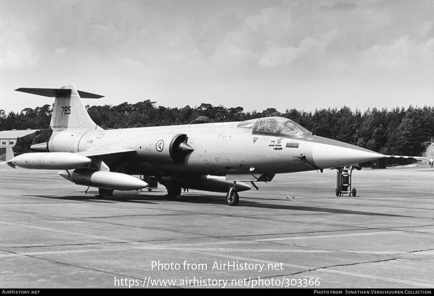 Aircraft Photo of 785 / 17785 | Lockheed F-104G Starfighter | Norway - Air Force | AirHistory.net #303366