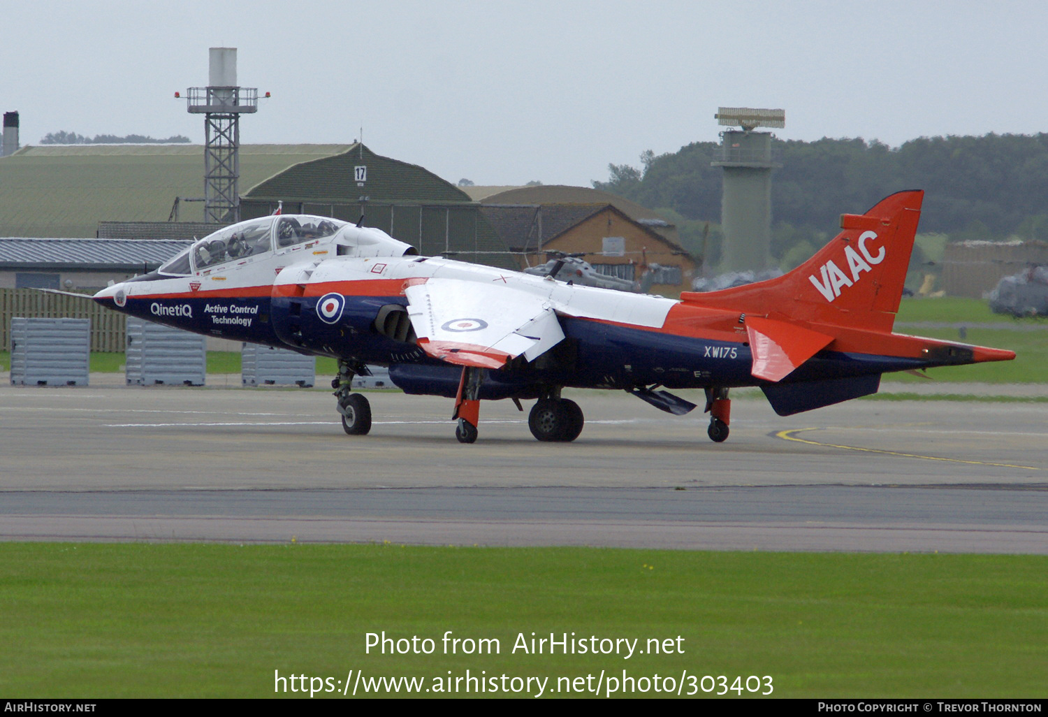 Aircraft Photo of XW175 | Hawker Siddeley Harrier T4 | UK - Air Force | AirHistory.net #303403