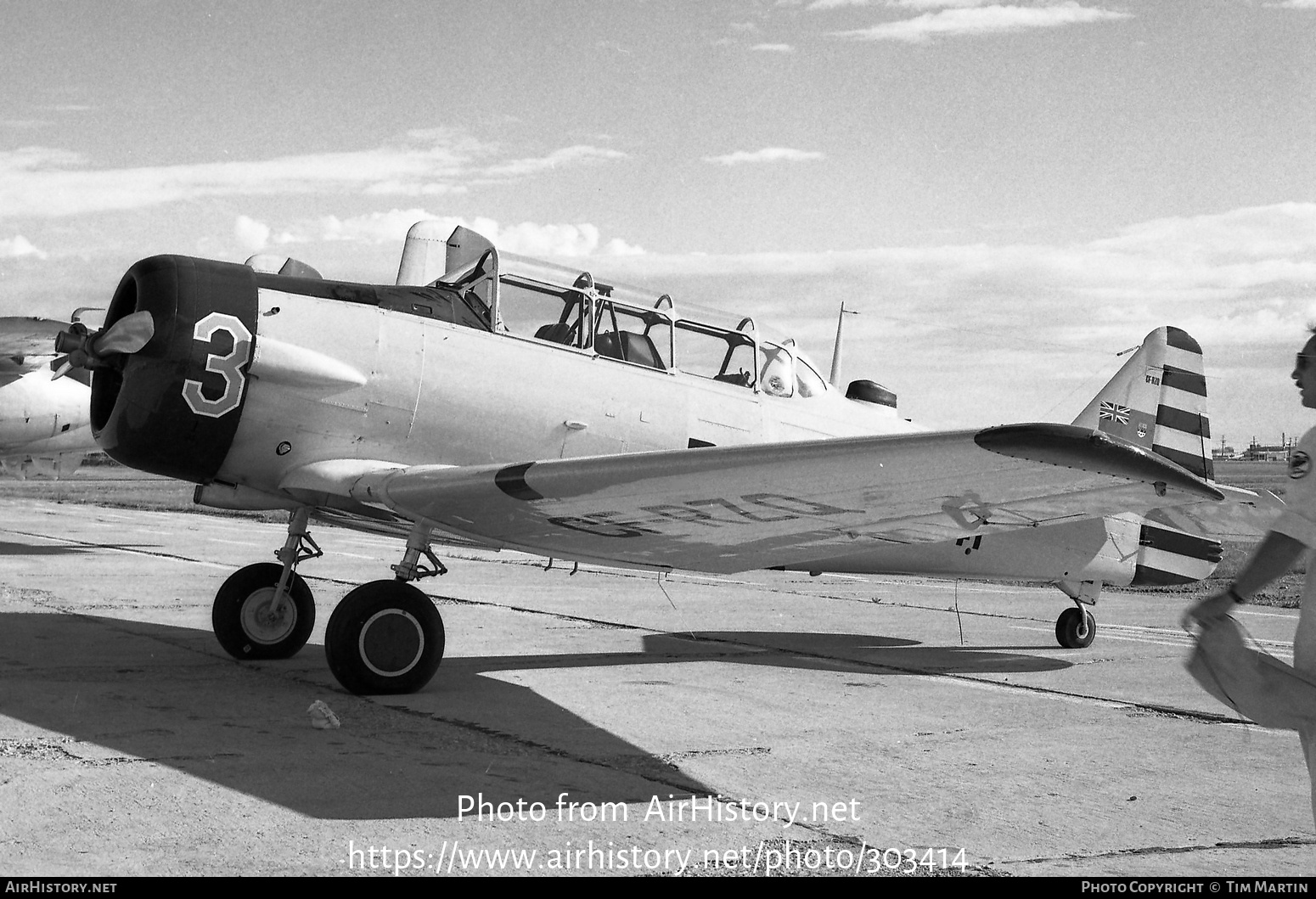 Aircraft Photo of CF-RZQ | North American Harvard Mk4 | AirHistory.net #303414