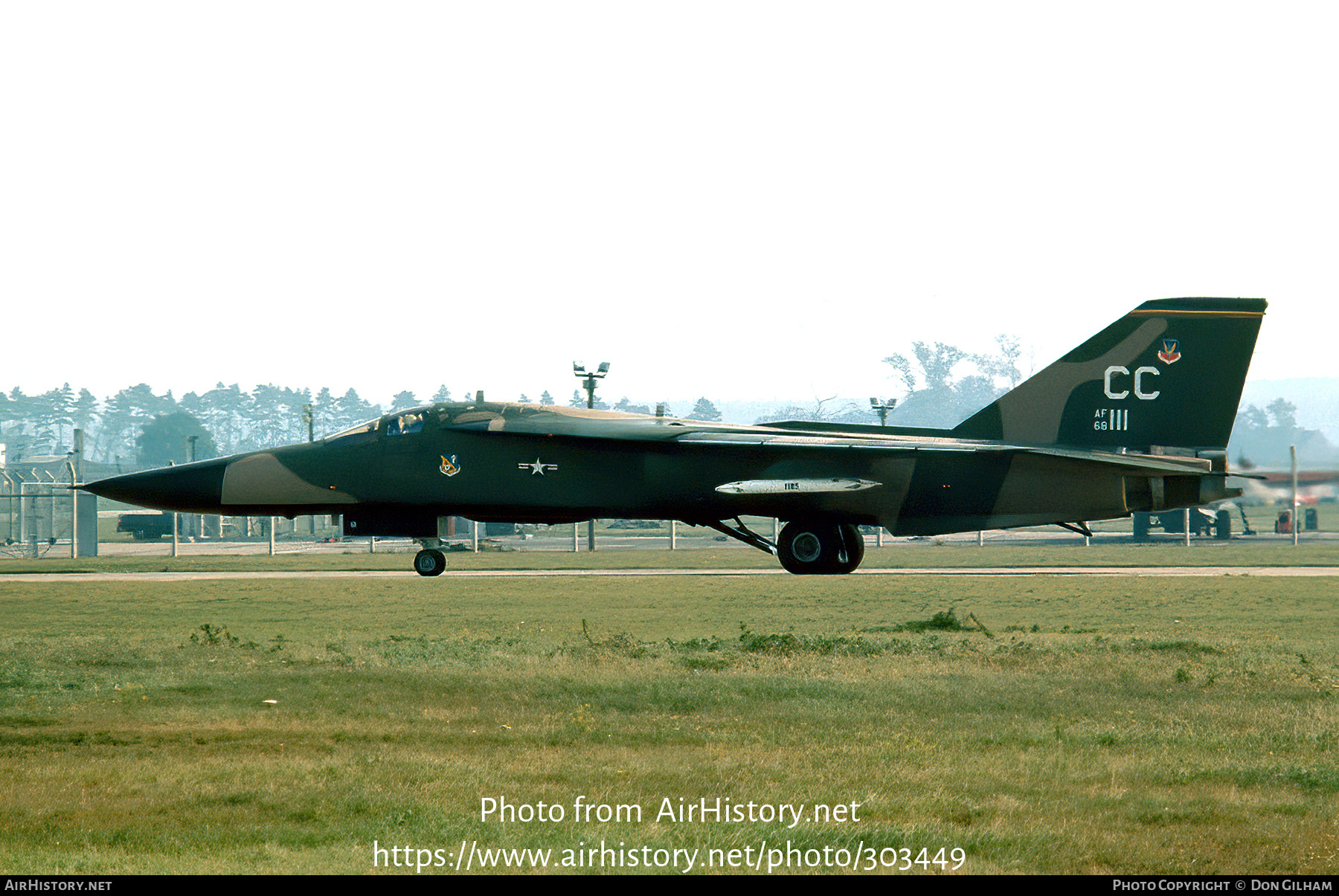 Aircraft Photo of 68-0111 | General Dynamics F-111D Aardvark | USA - Air Force | AirHistory.net #303449