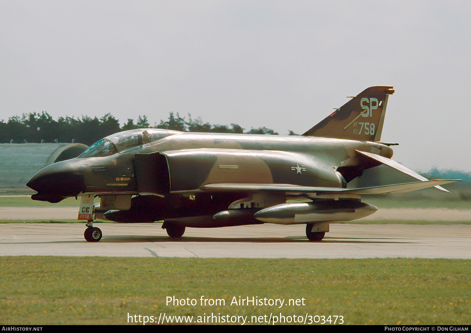 Aircraft Photo of 66-7758 / AF66-758 | McDonnell Douglas F-4D Phantom II | USA - Air Force | AirHistory.net #303473