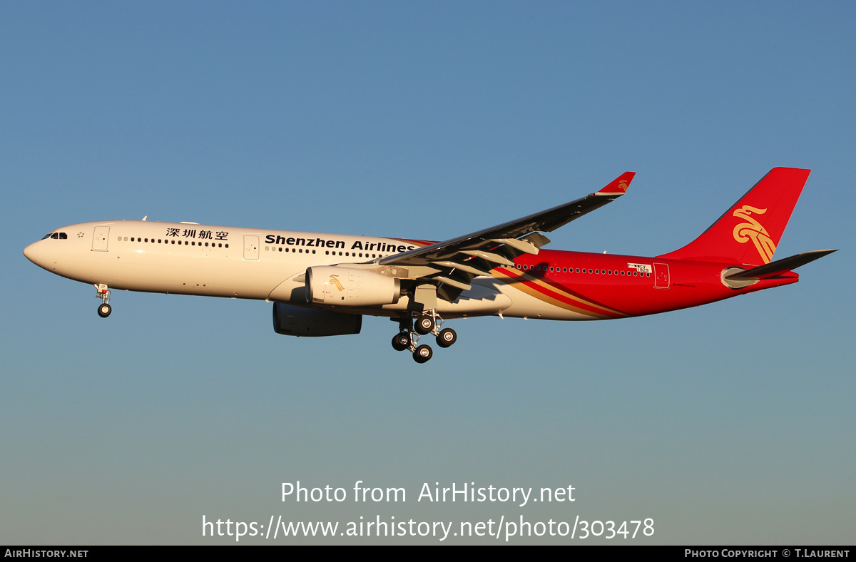 Aircraft Photo of F-WWCV | Airbus A330-343 | Shenzhen Airlines | AirHistory.net #303478