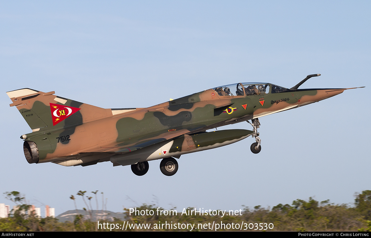 Aircraft Photo of 7512 | Dassault Mirage 50DV | Venezuela - Air Force | AirHistory.net #303530