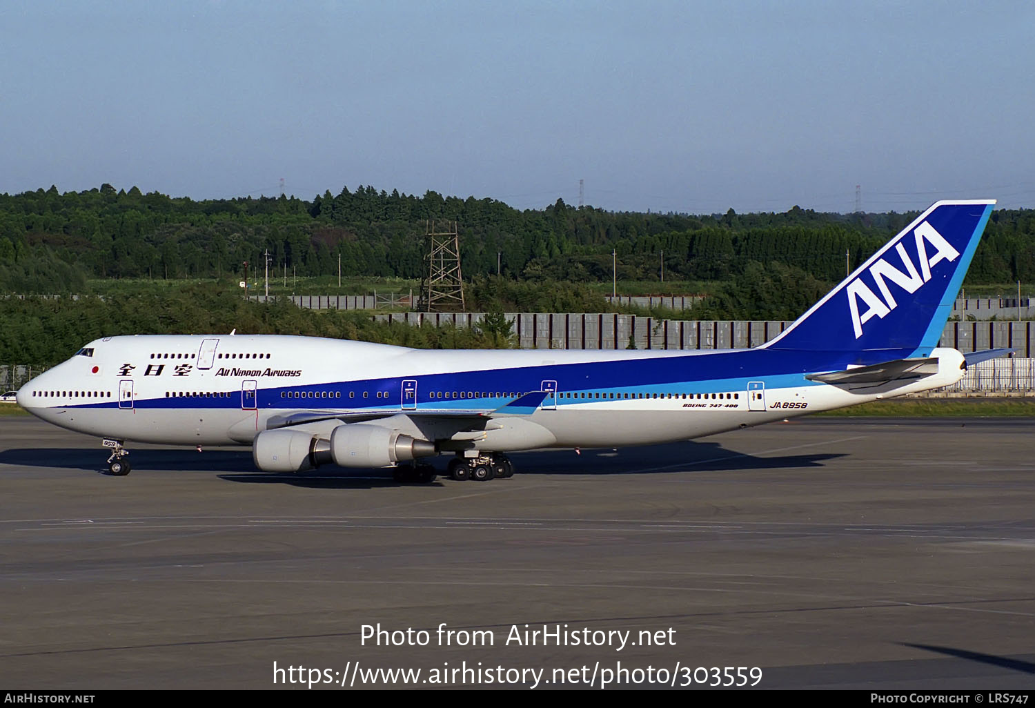Aircraft Photo of JA8958 | Boeing 747-481 | All Nippon Airways 