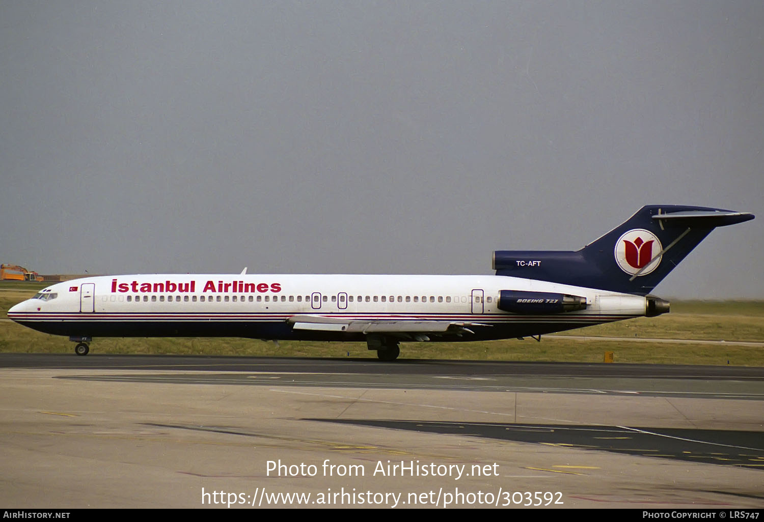 Aircraft Photo of TC-AFT | Boeing 727-230/Adv | Istanbul Airlines | AirHistory.net #303592