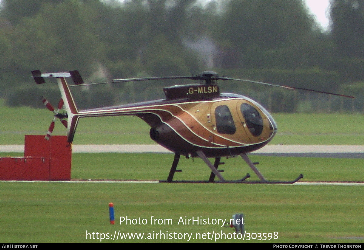 Aircraft Photo of G-MLSN | MD Helicopters MD-500E (369E) | AirHistory.net #303598