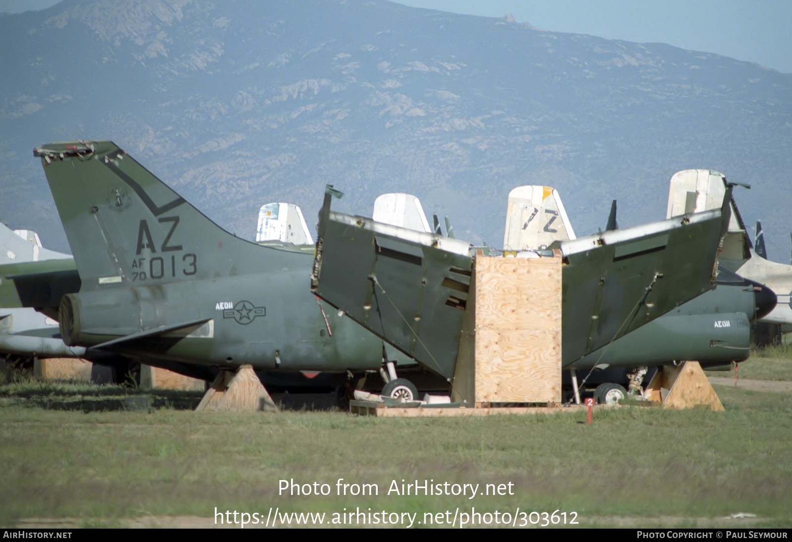 Aircraft Photo of 70-1013 / AF70-013 | LTV A-7D Corsair II | USA - Air Force | AirHistory.net #303612