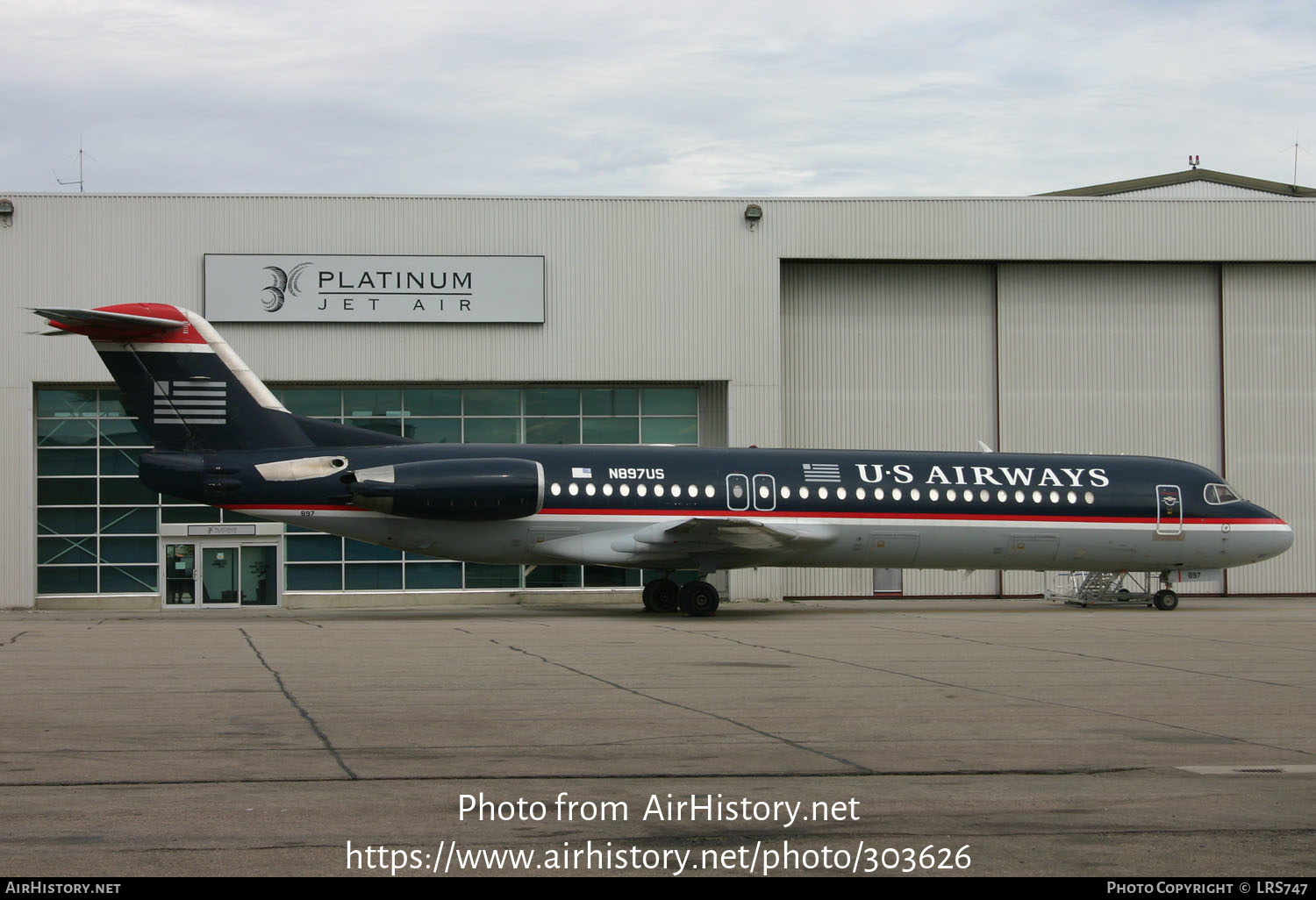 Aircraft Photo of N897US | Fokker 100 (F28-0100) | US Airways | AirHistory.net #303626