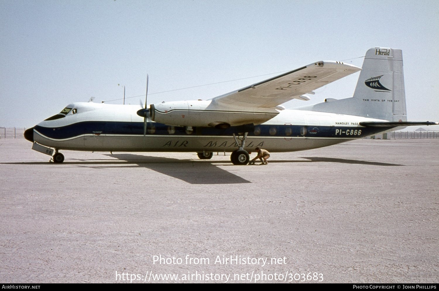 Aircraft Photo of PI-C866 | Handley Page HPR-7 Herald 215 | Air Manila | AirHistory.net #303683