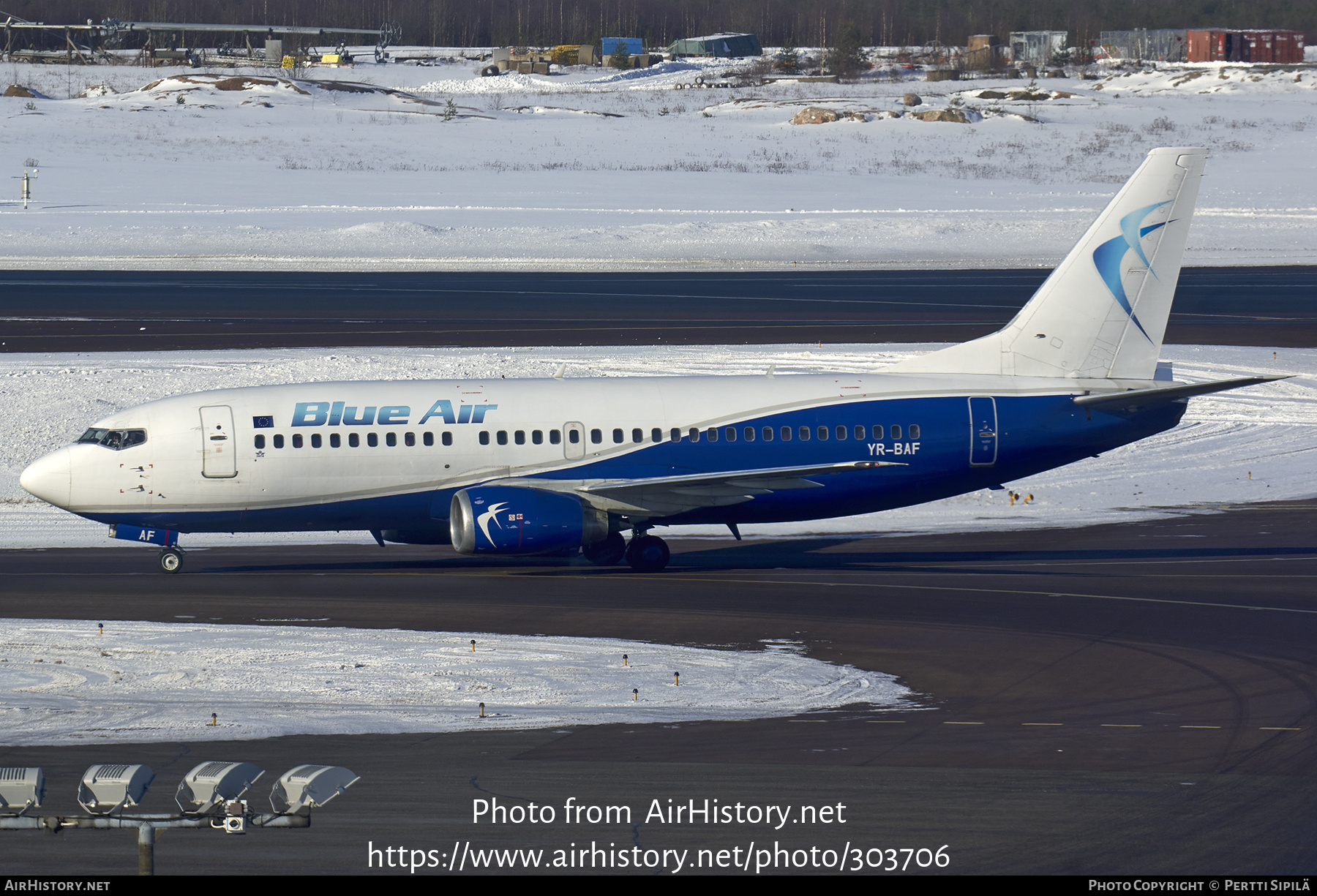 Aircraft Photo of YR-BAF | Boeing 737-322 | Blue Air | AirHistory.net #303706