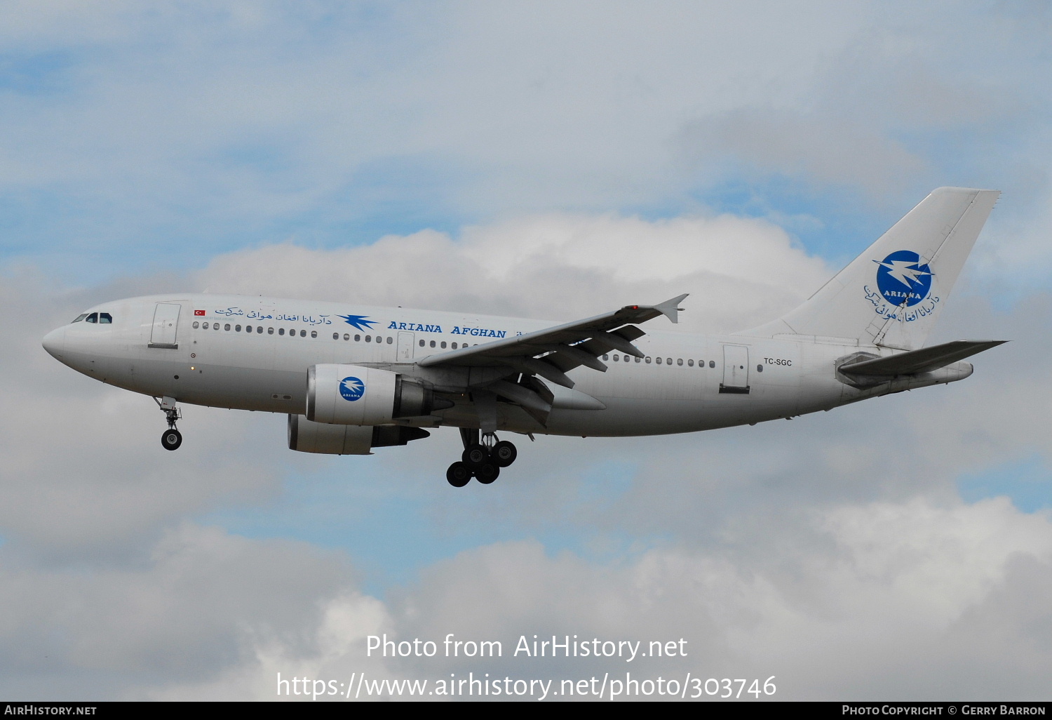 Aircraft Photo of TC-SGC | Airbus A310-304 | Ariana Afghan Airlines | AirHistory.net #303746