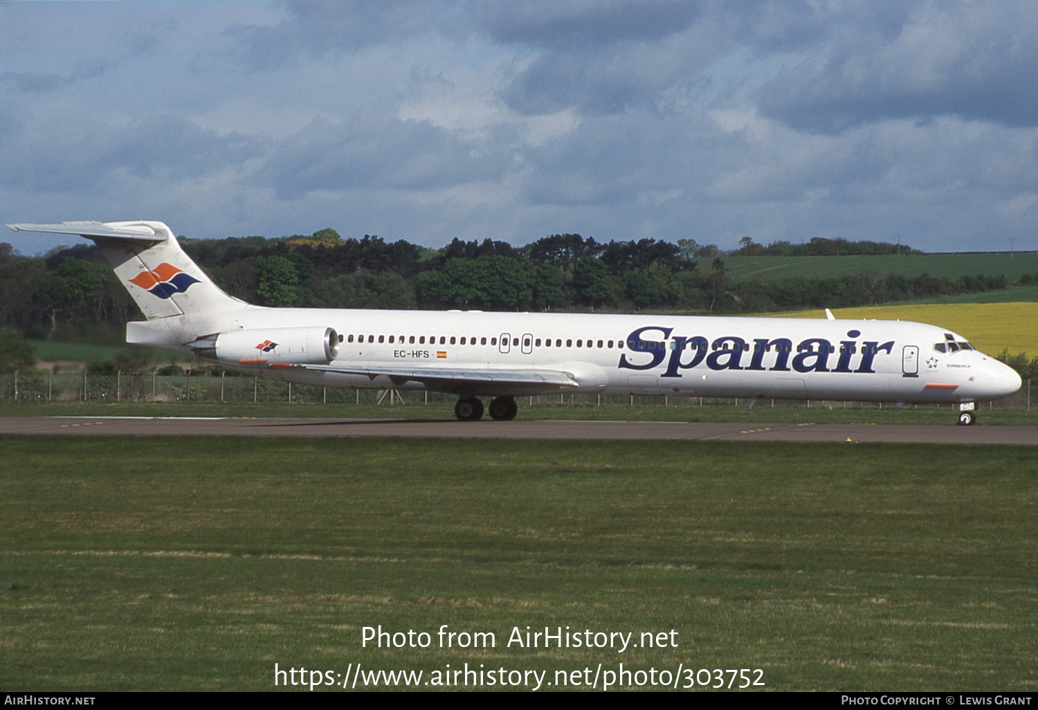 Aircraft Photo of EC-HFS | McDonnell Douglas MD-82 (DC-9-82) | Spanair | AirHistory.net #303752