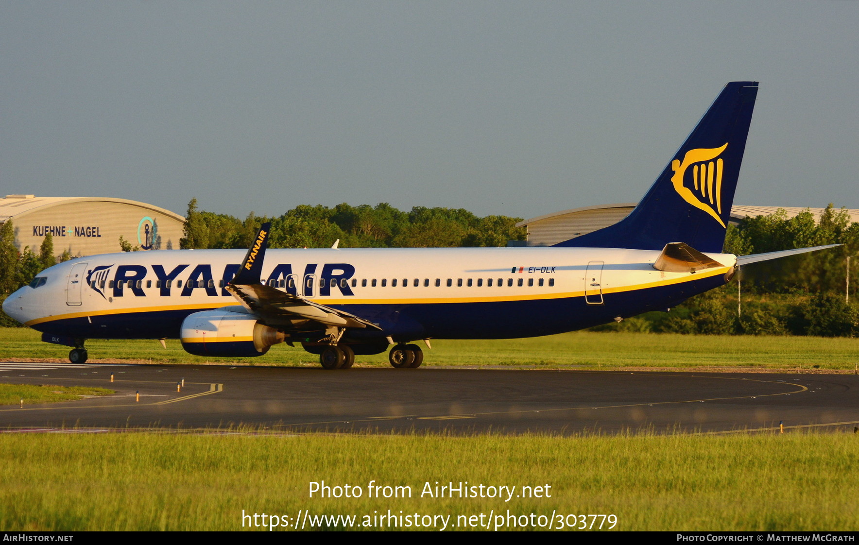 Aircraft Photo of EI-DLK | Boeing 737-8AS | Ryanair | AirHistory.net #303779