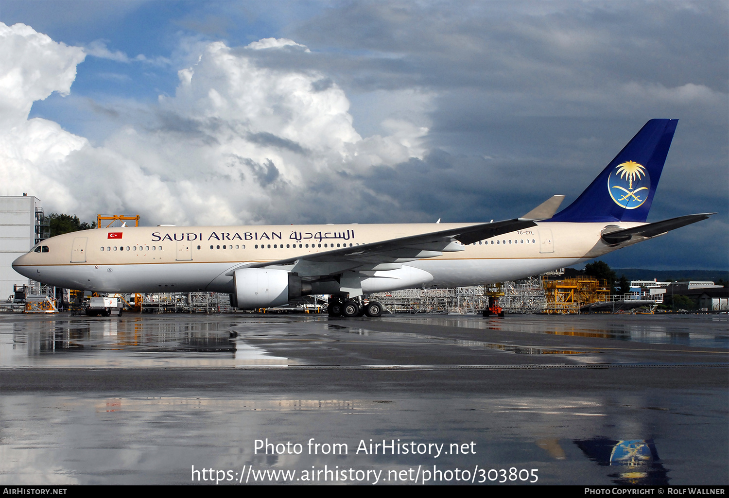 Aircraft Photo of TC-ETL | Airbus A330-223 | Saudi Arabian Airlines | AirHistory.net #303805