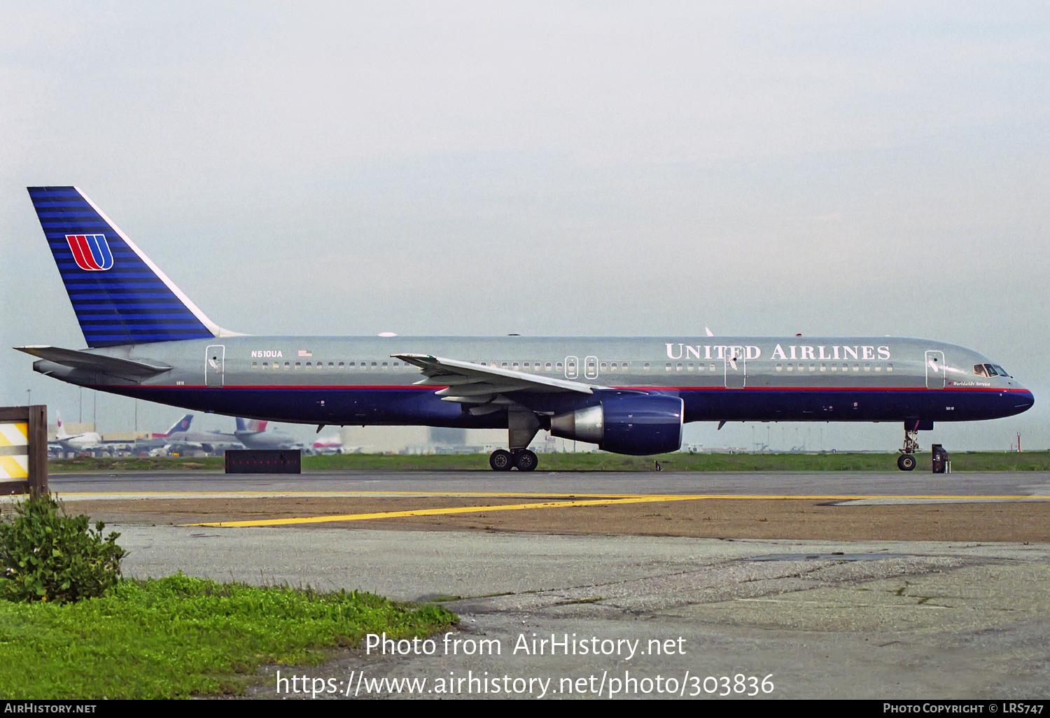 Aircraft Photo of N510UA | Boeing 757-222 | United Airlines | AirHistory.net #303836