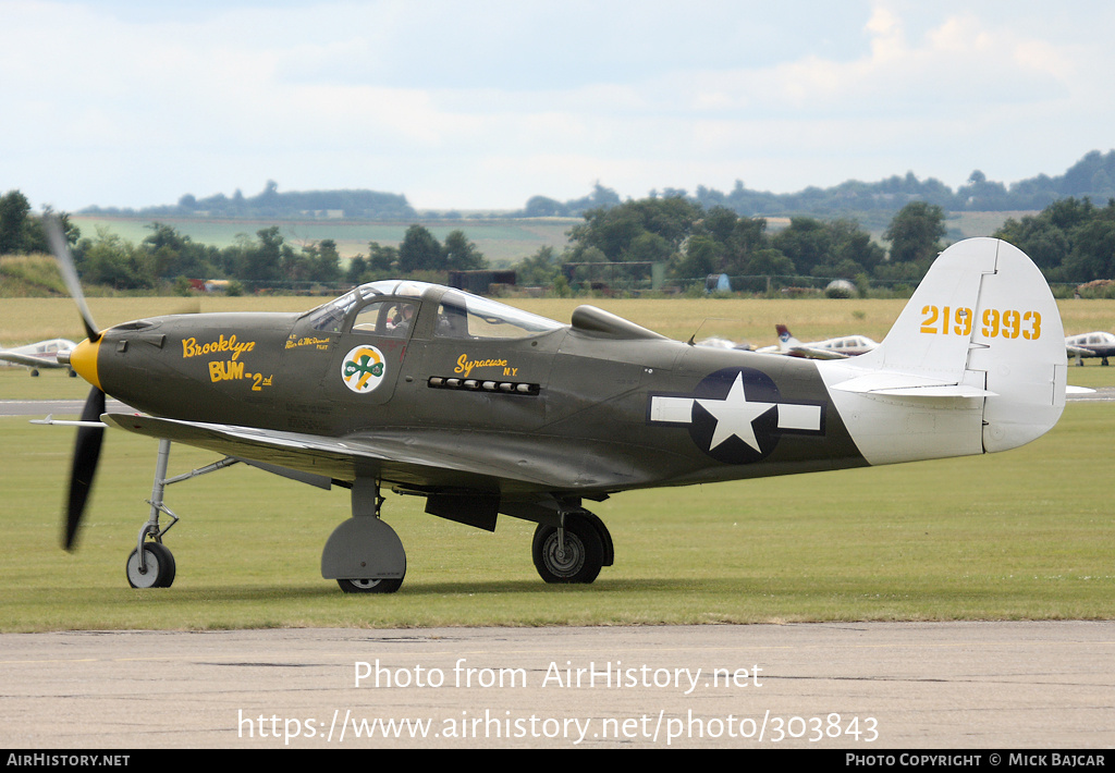 Aircraft Photo of G-CEJU / 219993 | Bell P-39Q Airacobra | USA - Air Force | AirHistory.net #303843