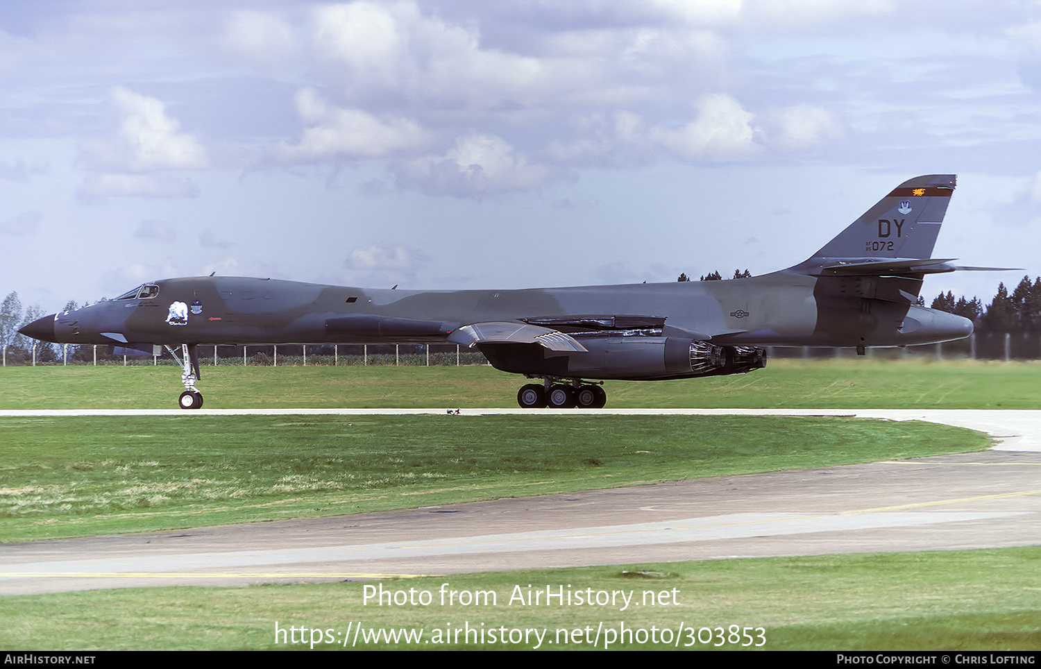 Aircraft Photo of 85-0072 / AF85-072 | Rockwell B-1B Lancer | USA - Air Force | AirHistory.net #303853