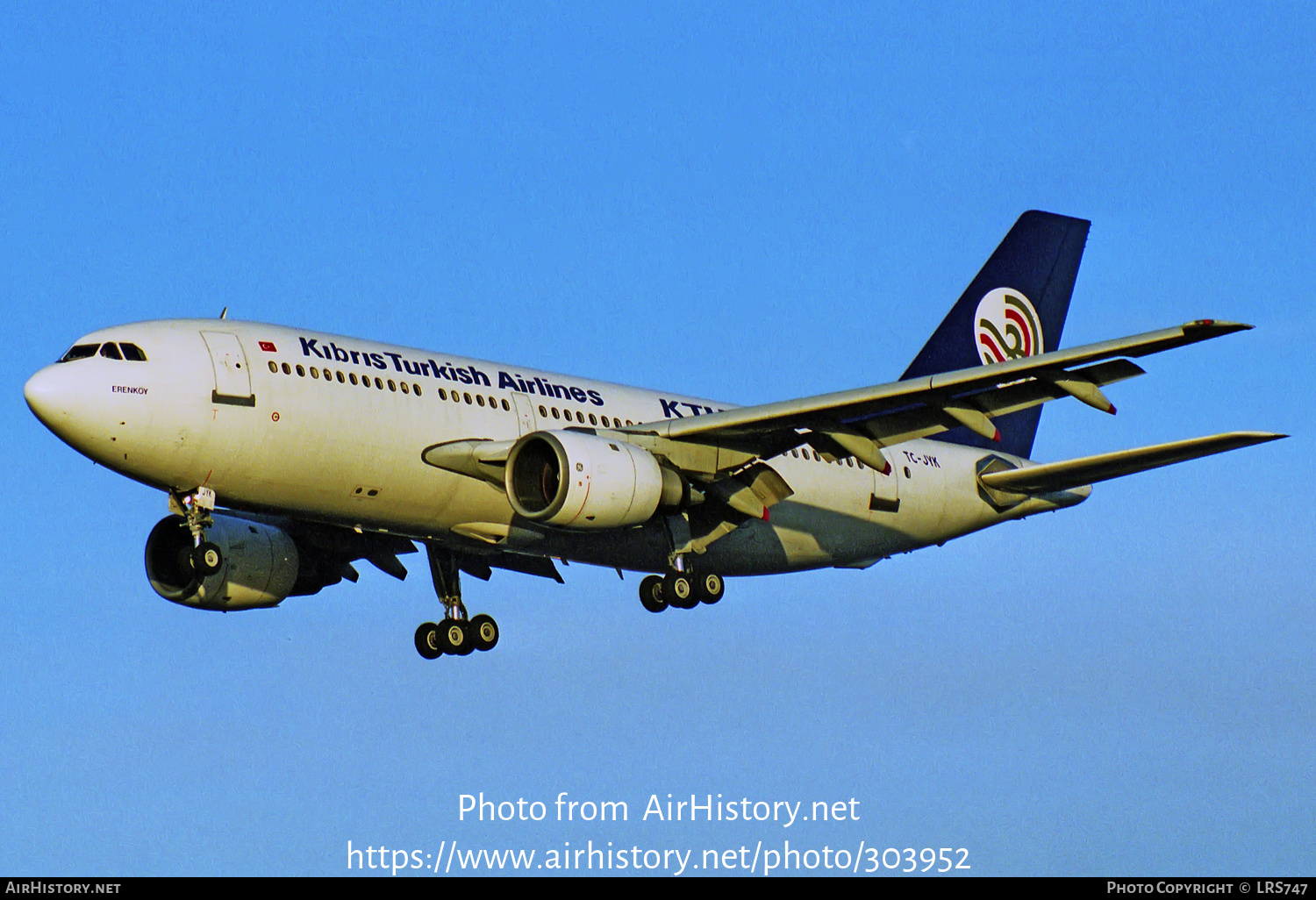 Aircraft Photo of TC-JYK | Airbus A310-203 | KTHY Kibris Turkish Airlines | AirHistory.net #303952