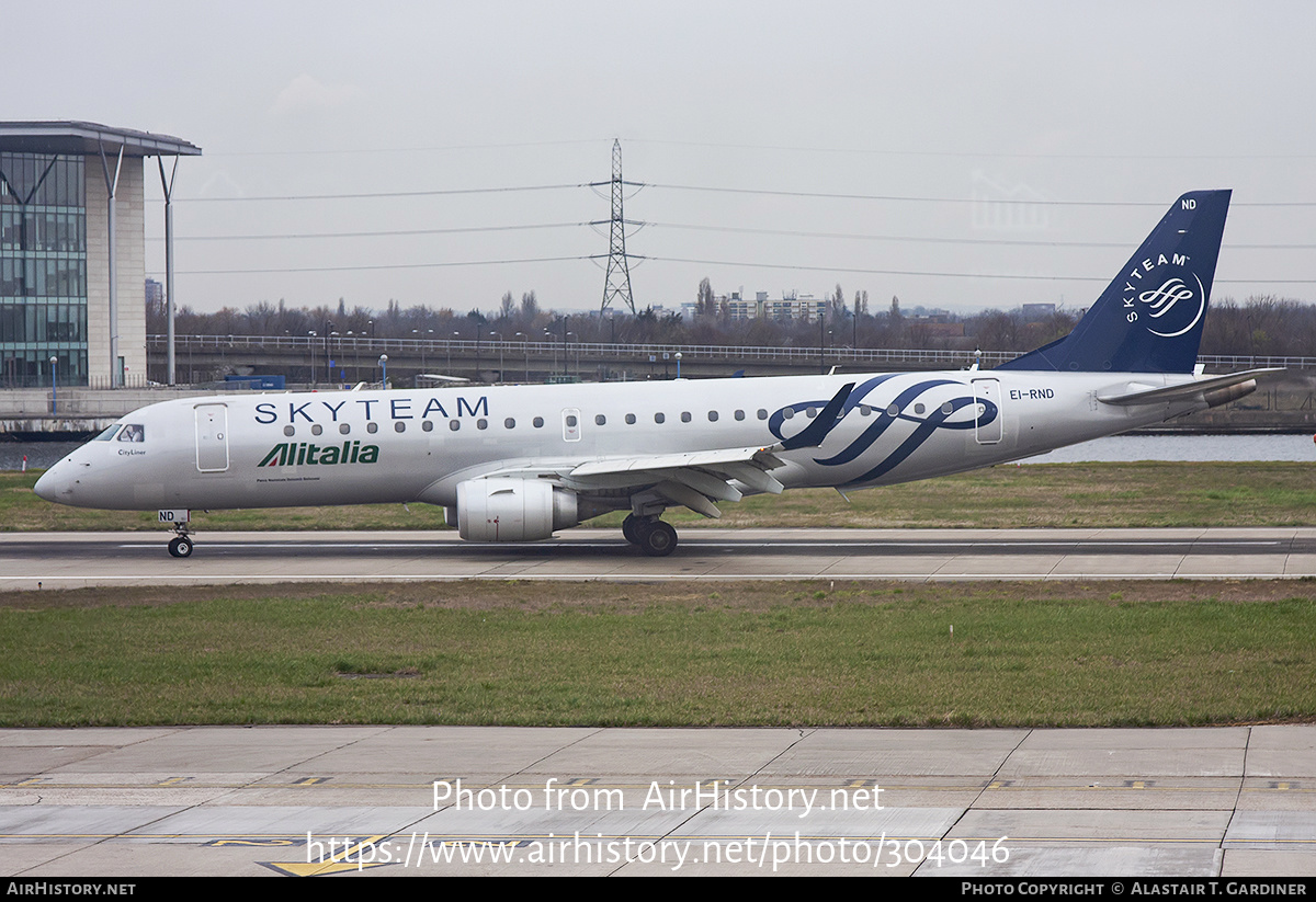 Aircraft Photo of EI-RND | Embraer 190STD (ERJ-190-100STD) | Alitalia CityLiner | AirHistory.net #304046