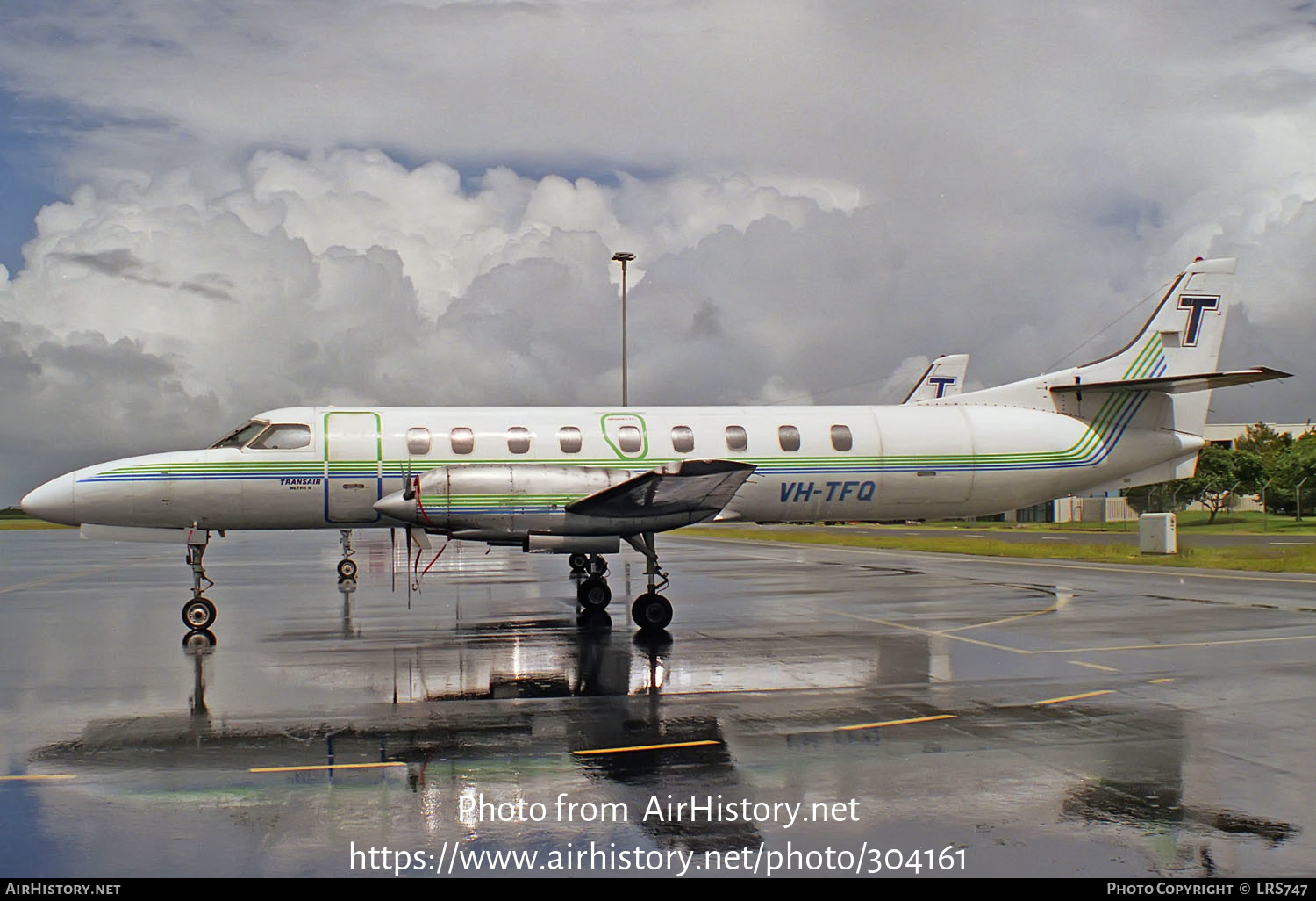 Aircraft Photo of VH-TFQ | Fairchild Swearingen SA-226TC Metro II | Transair | AirHistory.net #304161