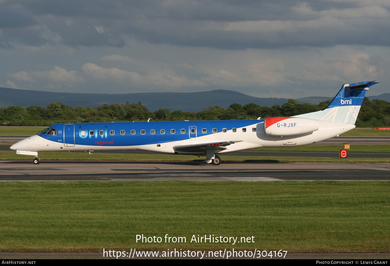 Aircraft Photo of G-RJXF | Embraer ERJ-145EP (EMB-145EP) | BMI Regional | AirHistory.net #304167