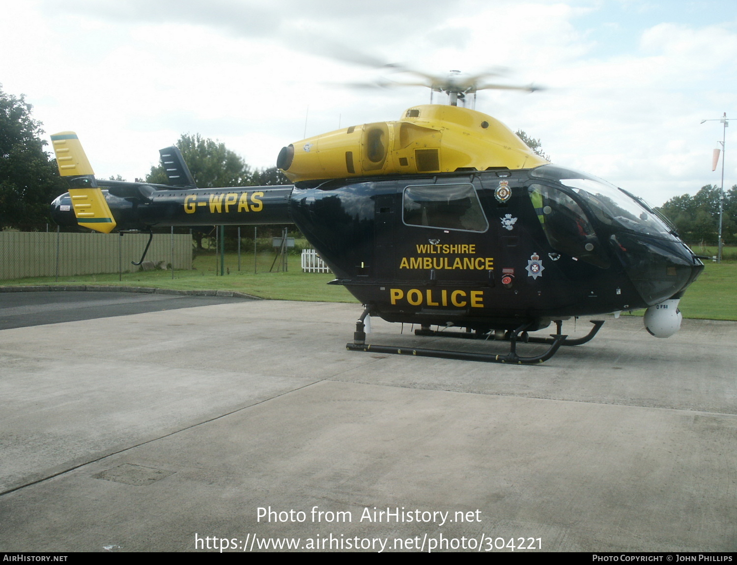 Aircraft Photo of G-WPAS | McDonnell Douglas MD-900 Explorer | Wiltshire Air Ambulance | AirHistory.net #304221