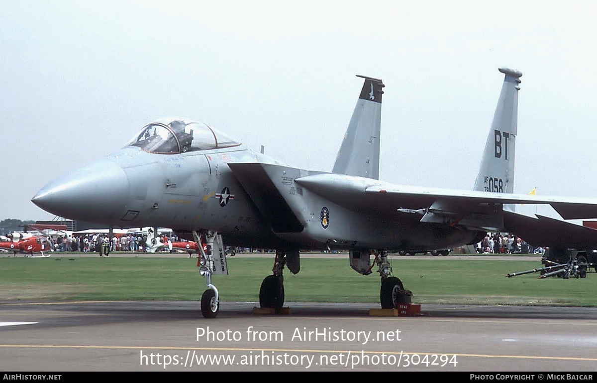 Aircraft Photo of 79-0058 / AF79-058 | McDonnell Douglas F-15C Eagle | USA - Air Force | AirHistory.net #304294