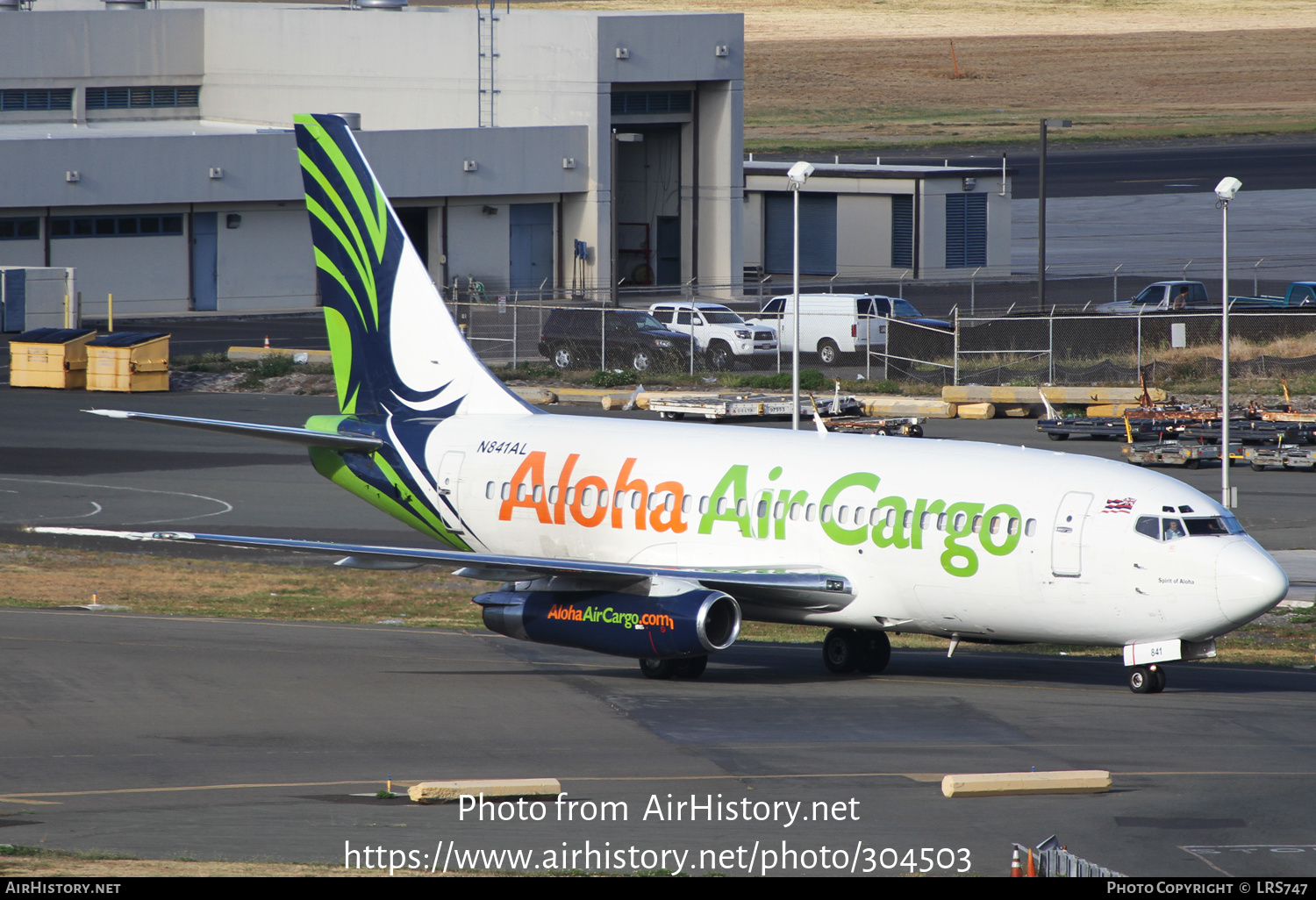 Aircraft Photo of N841AL | Boeing 737-2X6C/Adv | Aloha Air Cargo | AirHistory.net #304503