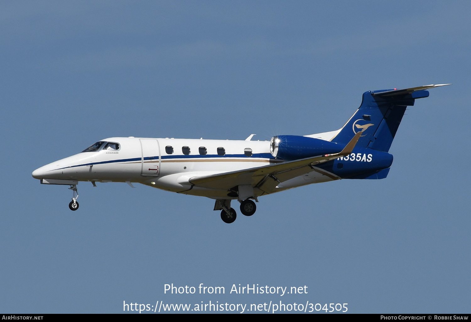 Aircraft Photo of N335AS | Embraer EMB-505 Phenom 300 | Airshare | AirHistory.net #304505