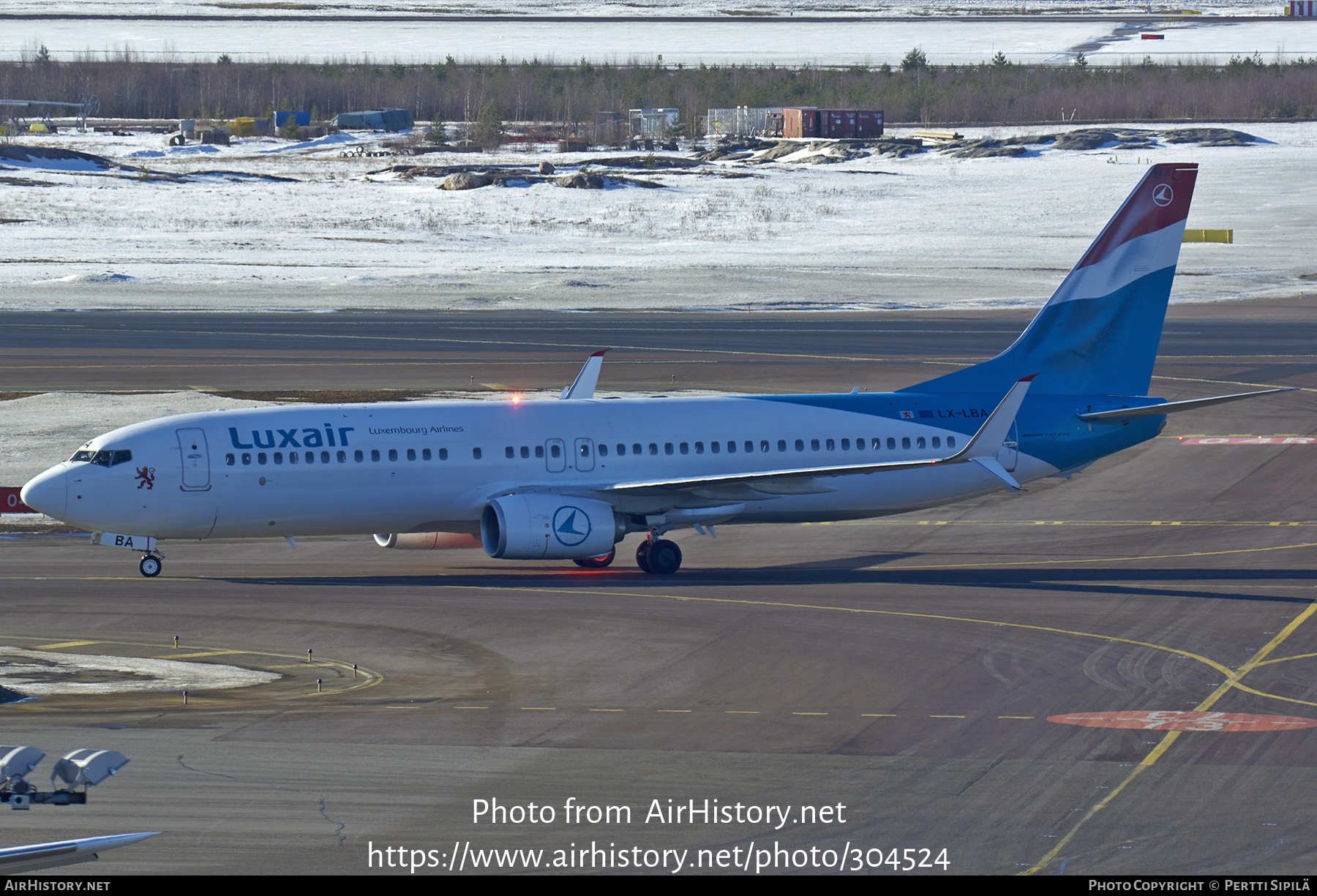 Aircraft Photo of LX-LBA | Boeing 737-8C9 | Luxair | AirHistory.net #304524