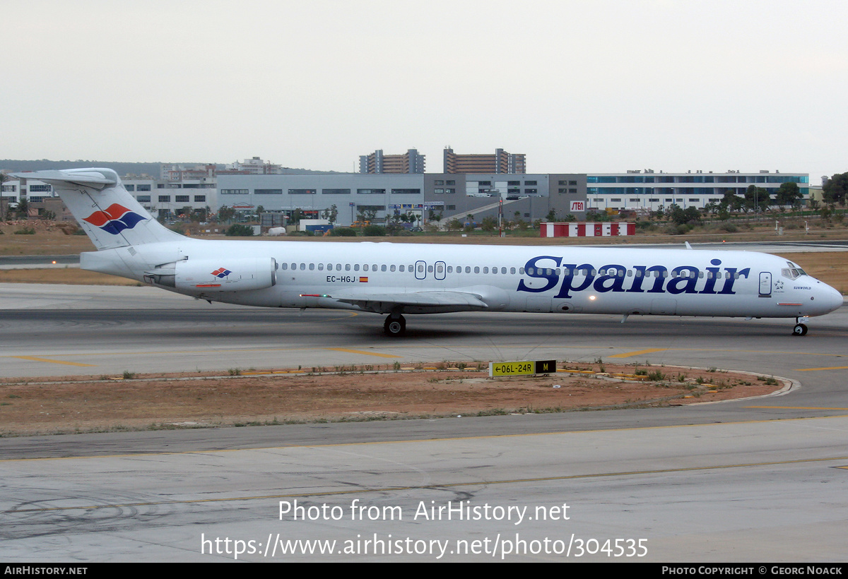 Aircraft Photo of EC-HGJ | McDonnell Douglas MD-82 (DC-9-82) | Spanair | AirHistory.net #304535